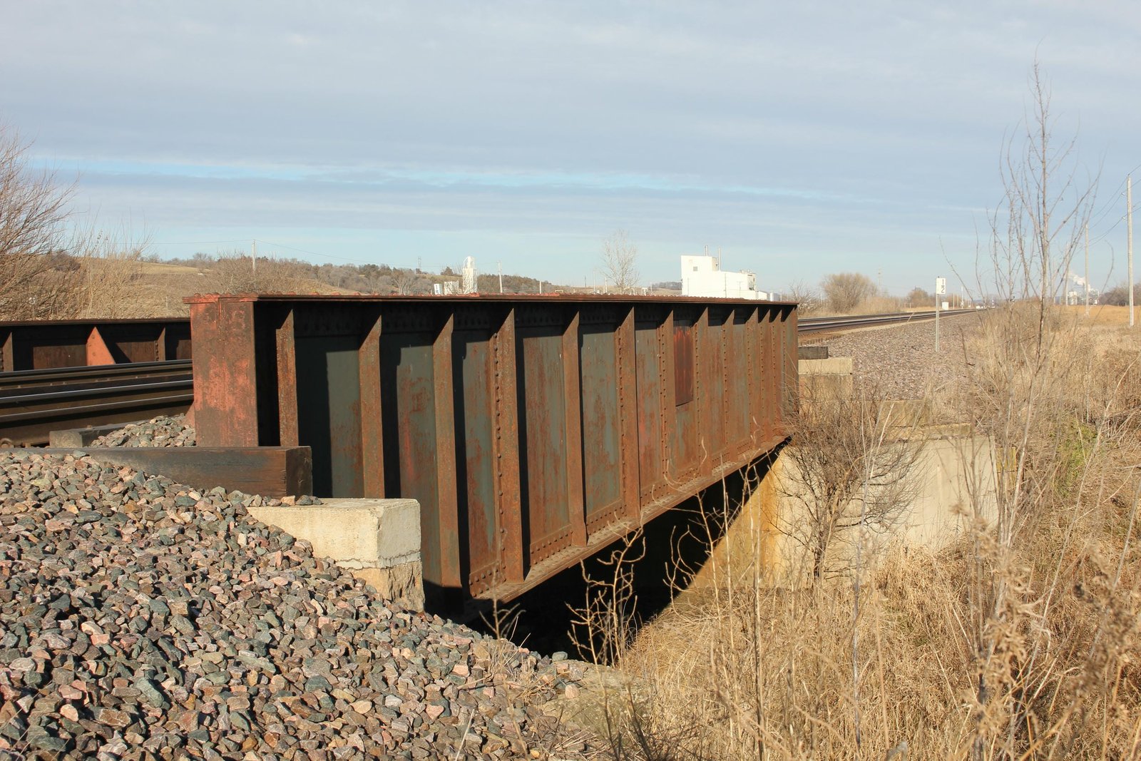 Looking east